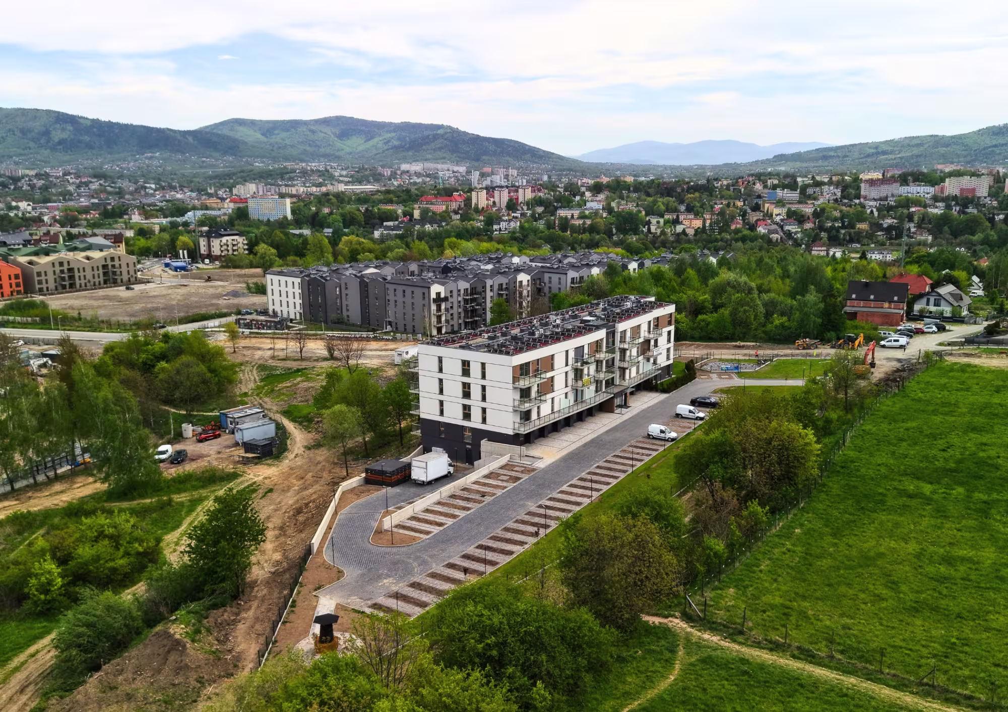 Panorama Beskidów z 3 Lipek