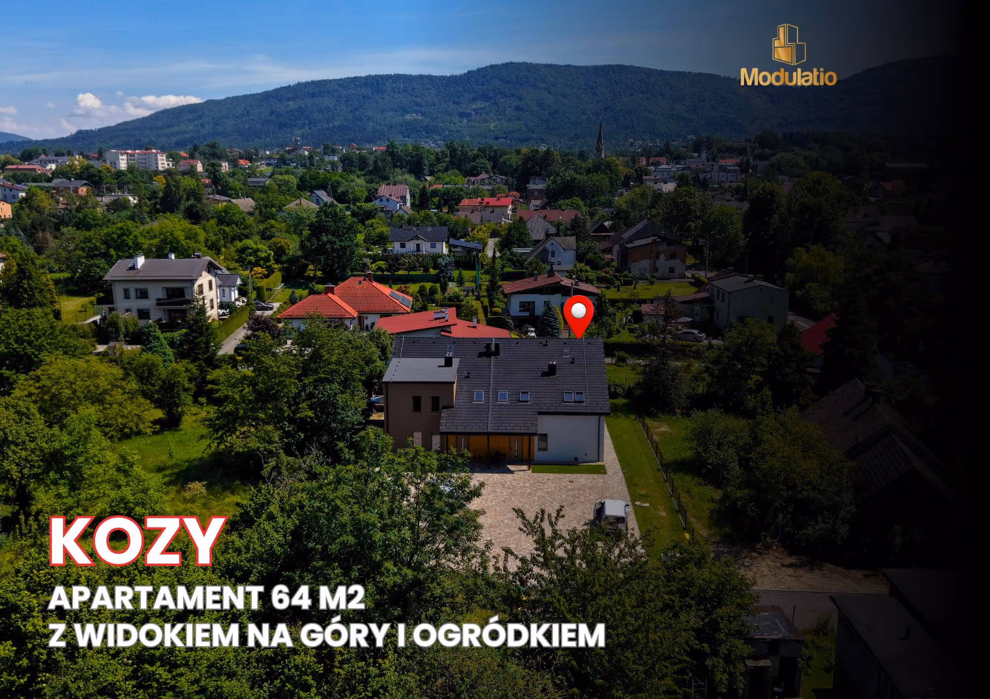 Kozy - apartament 64 m² z ogródkiem