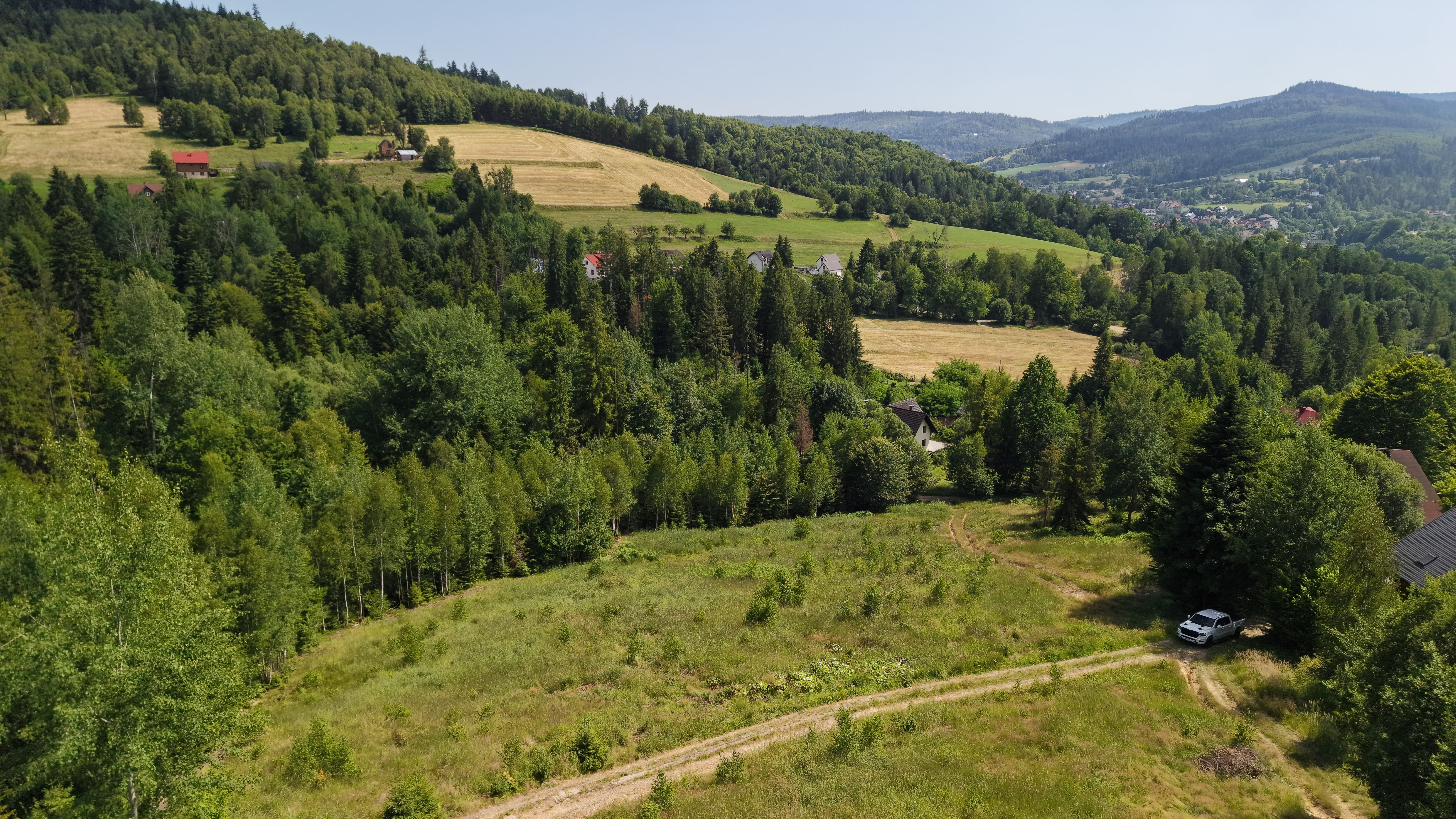 Grunty inwestycyjne - widok dron