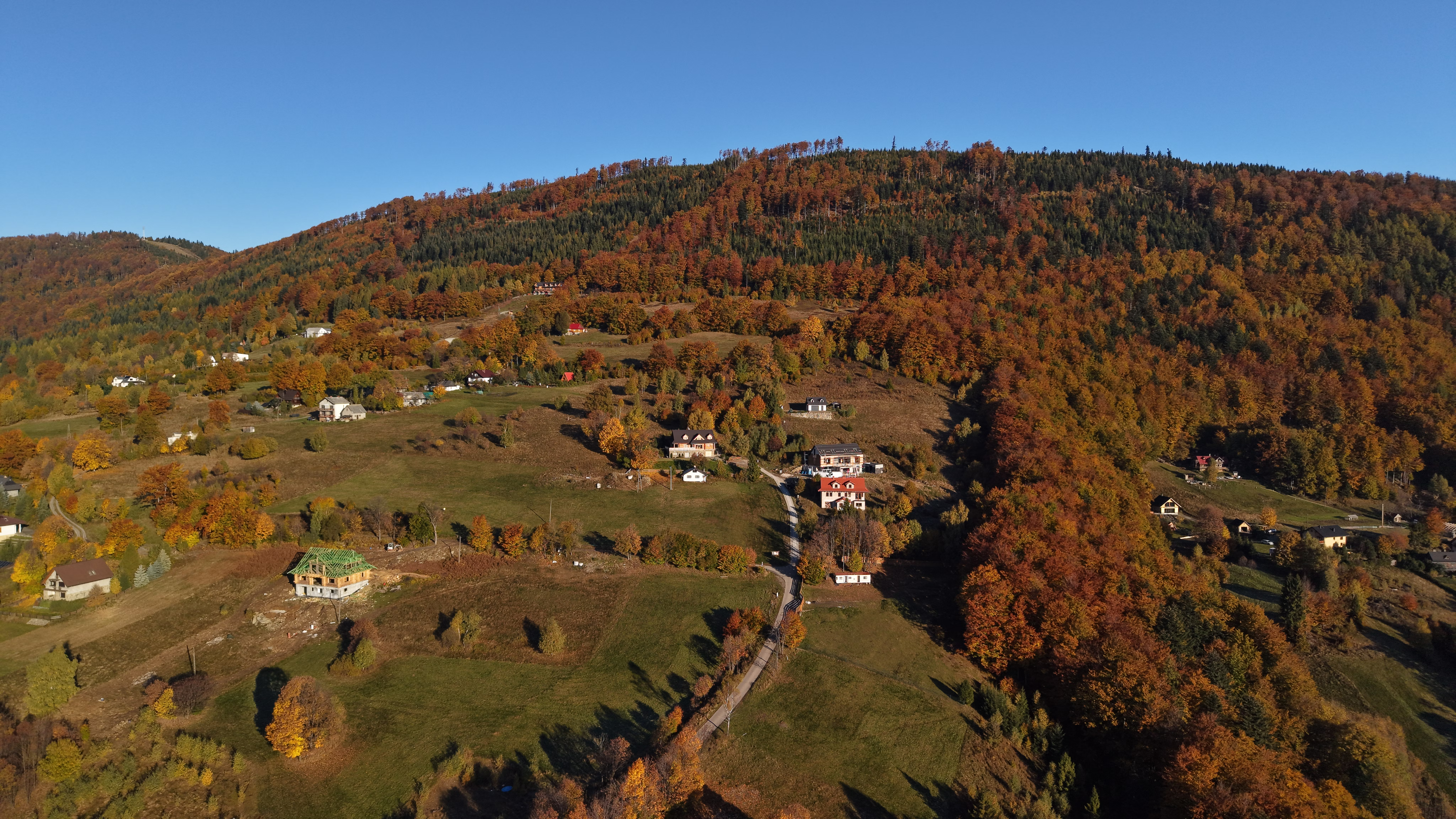 Grunty inwestycyjne - widok dronowy