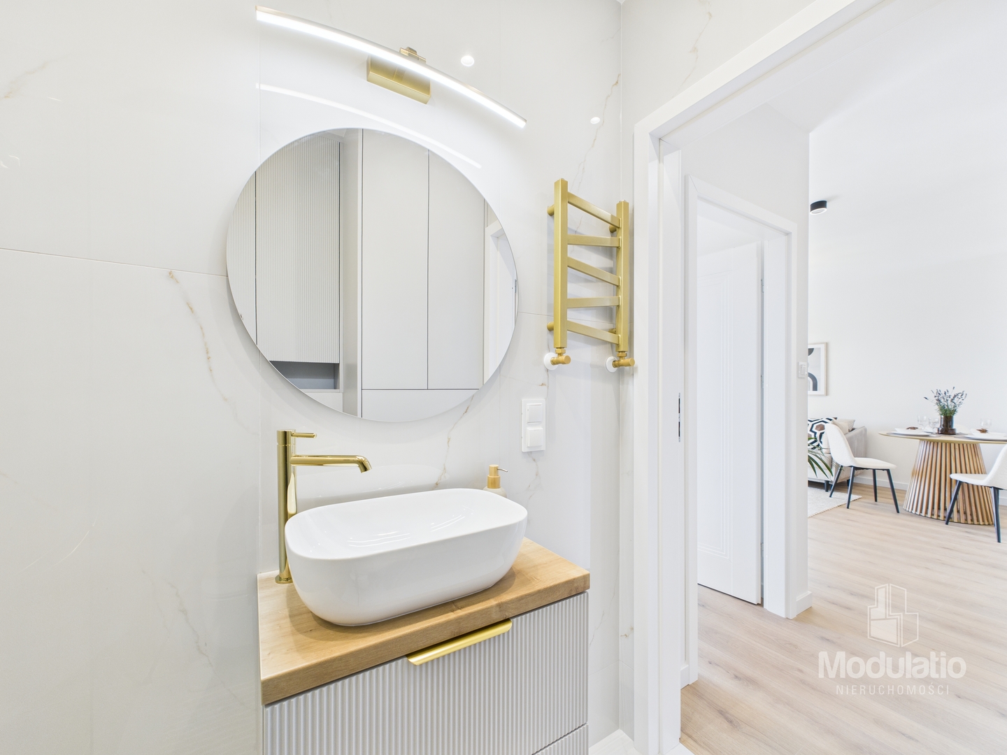 Wykończenie pod klucz - nowoczesny salon